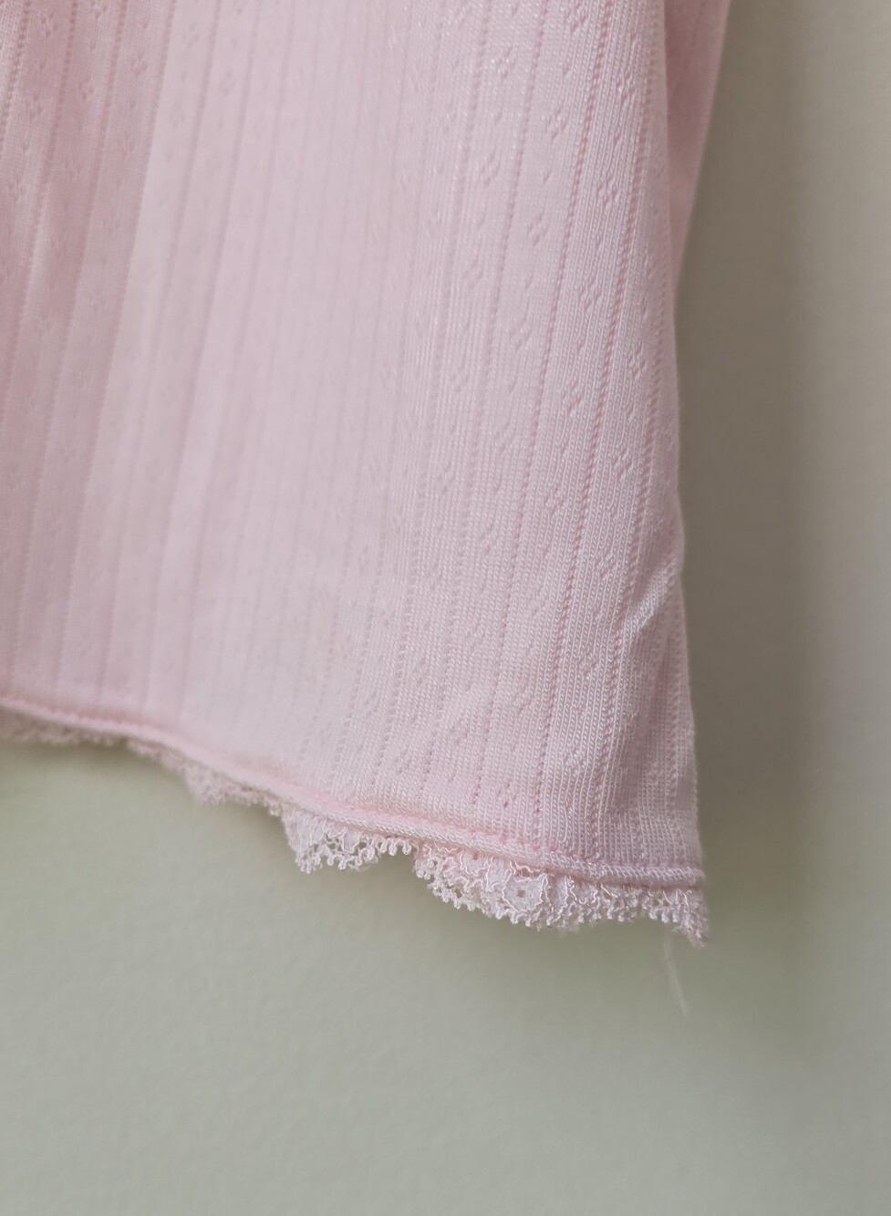 NWT Victoria's Secret Pointelle Rib Tank & Pant Pajama Set Size S Angel Pink - Picture 3 of 8